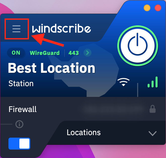 Preferences menu location