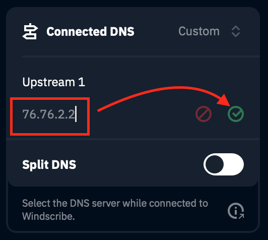 Legacy DNS example